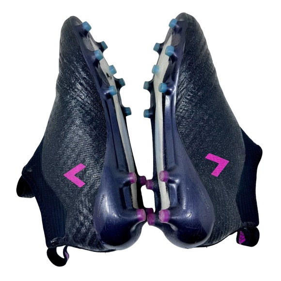 Adidas Mens Sneakers Ace 17+ PureControl FG Football BZ0572 Black Pink Size 9 - Picture 6 of 8